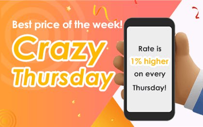 Crazy Thursday Special on Thanksgiving Day