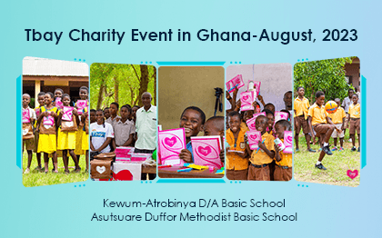 Tbay Charity Event in Ghana-August, 2023