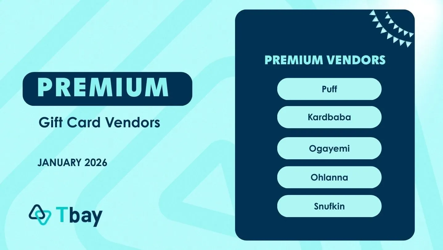 Tbay Premium Gift Card Vendors – January 2026
