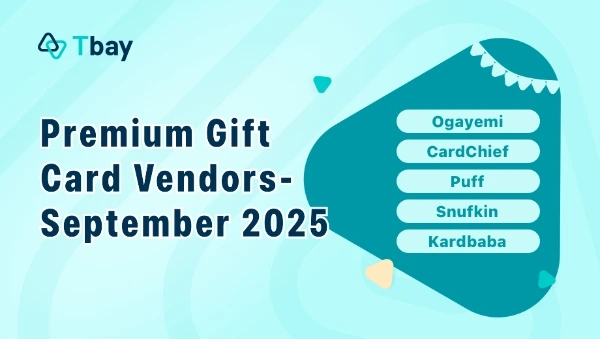 Premium Gift Card Vendors – September 2025