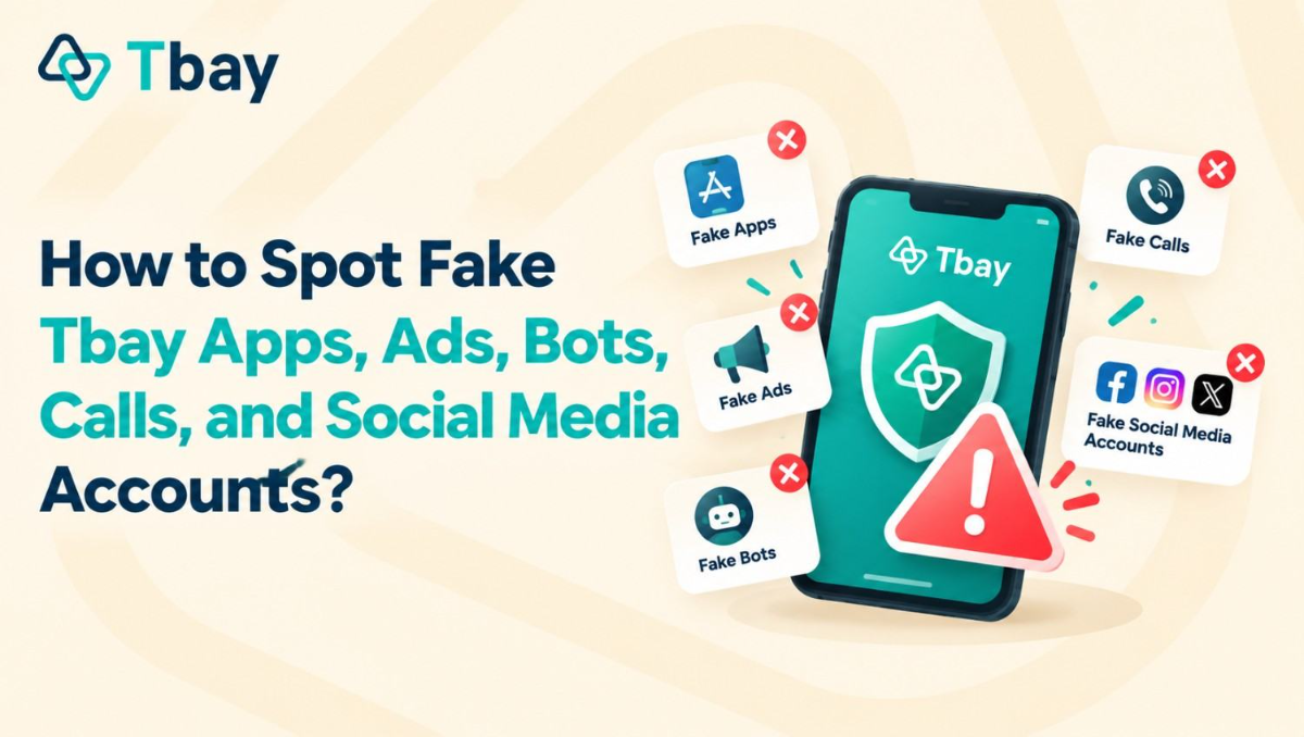 How to Spot Fake Tbay Apps, Ads, Bots, Calls, and Social Media Accounts
